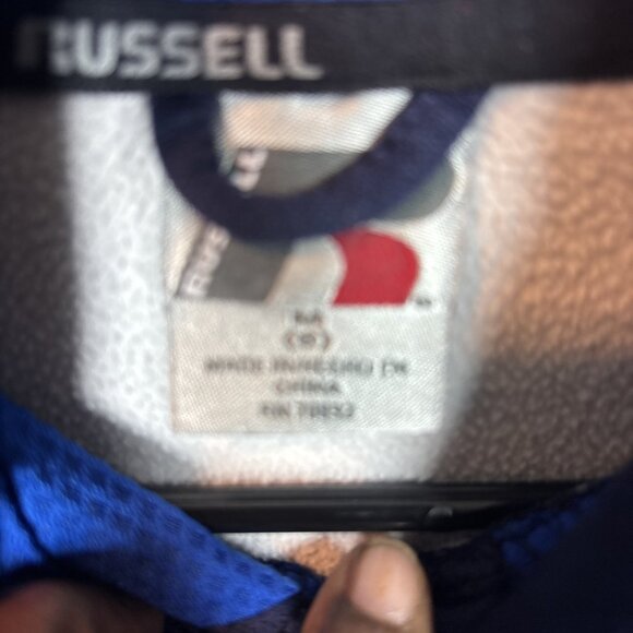 Russell Hoodie Sweatshirt BlueSize Medium 8Boys - Picture 9 of 14